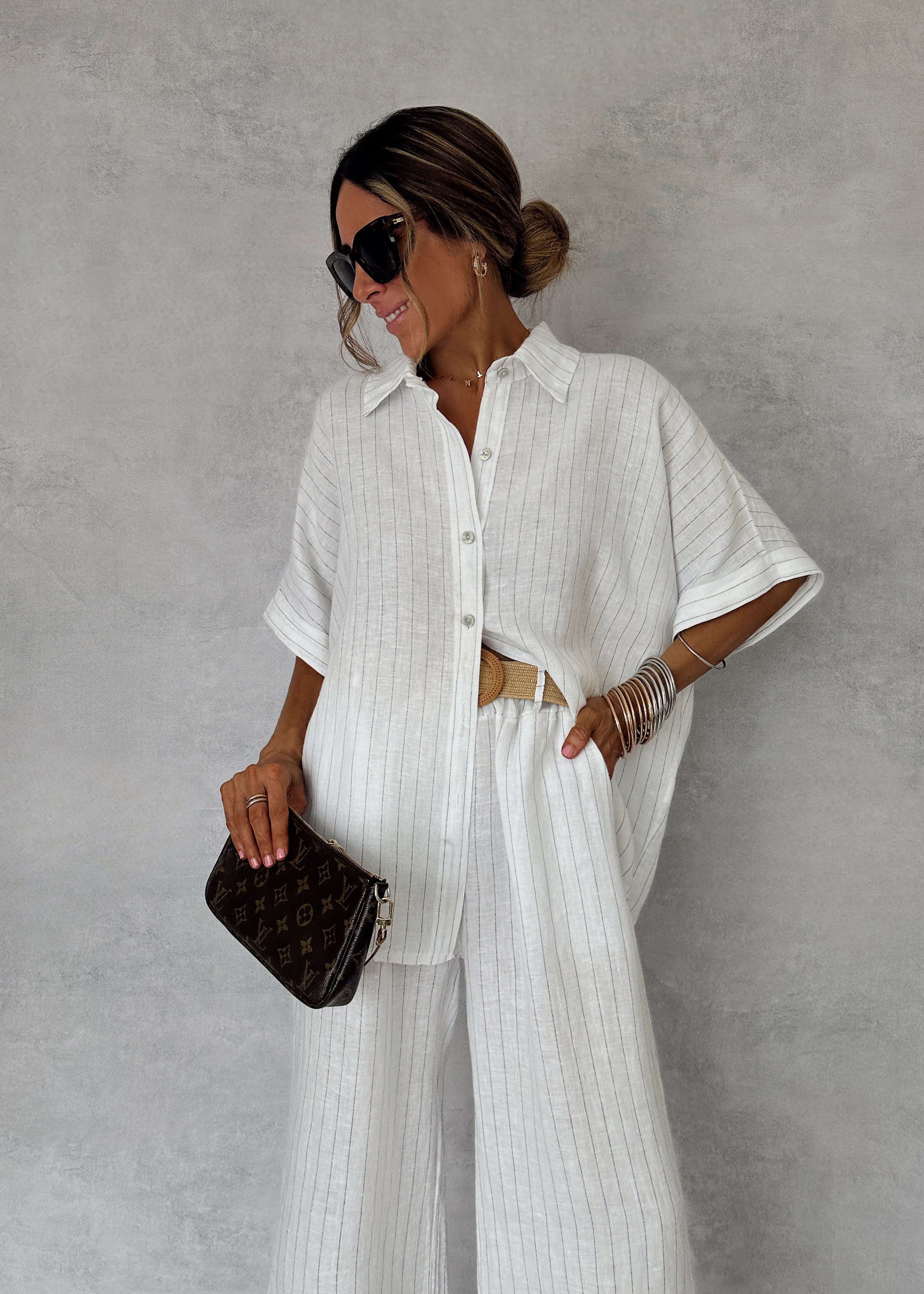 CONJUNTO LINO PIEZAS CON CINTURÓN – OHH FRIDAY