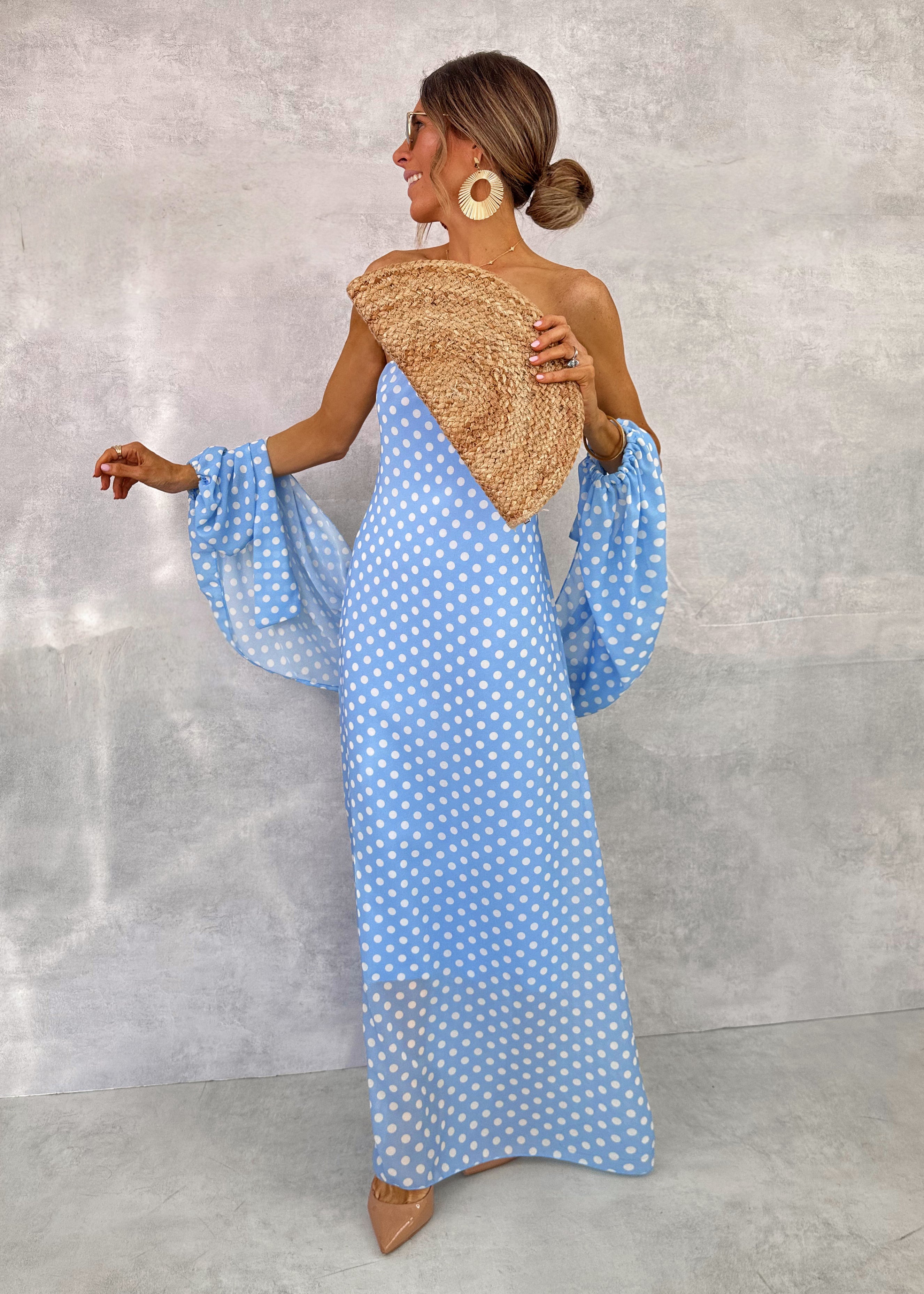 2-in-1 polka-dot print dress – OHH FRIDAY